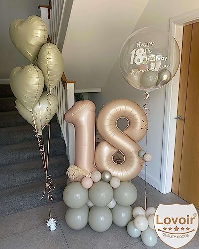 Lovoir 40 Inch Caramel Number 21 or 12 Jumbo Balloon