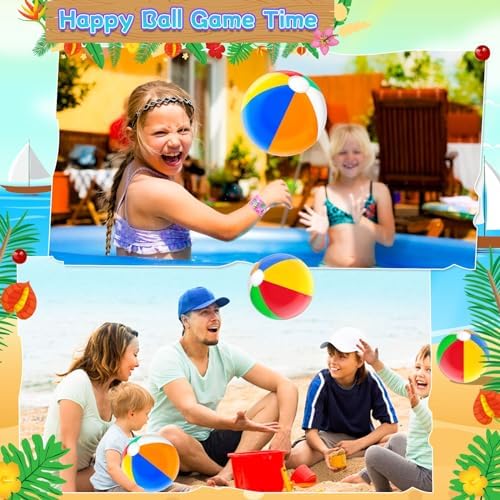 Hogesa Summer Pool Beach Party Favors 60PCS