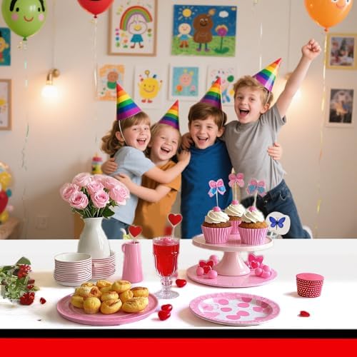 SAVITA 3pcs Cartoon Party Tablecloth 70X42 Inch