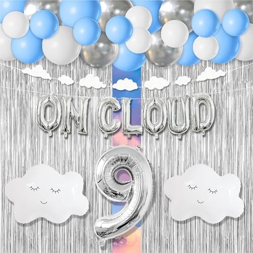 ON CLOUD 9 Birthday Decorations for Girls 1