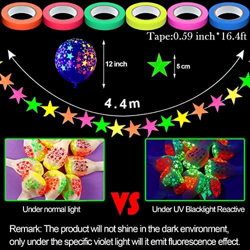 32 Pcs Glow in The Dark Party Decorations 1