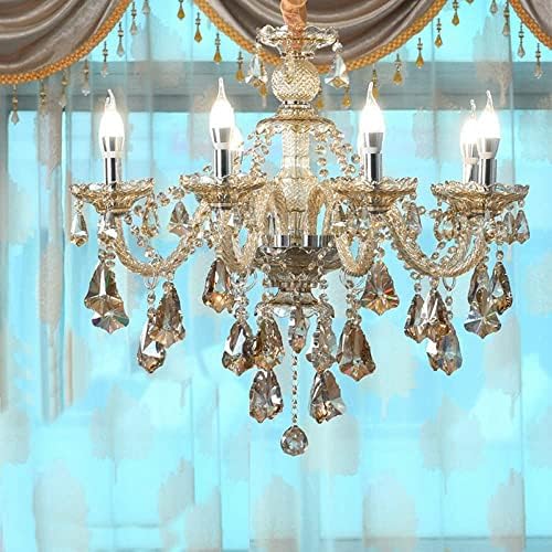 Modern K9 Crystal Chandelier with 6 Lights