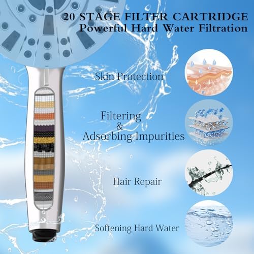 10 Inch Rain Shower Head with Handheld Spray Combo