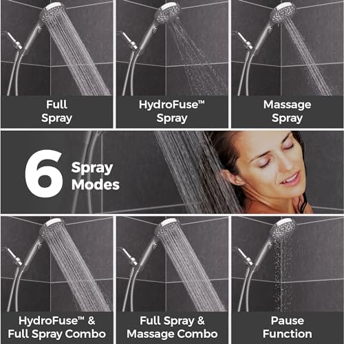 Pfister HydroFuse Handheld Shower Head 6-Function 175 GPM