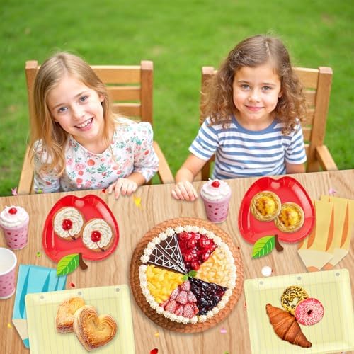 75 Pcs Back to School Party Tableware Set
