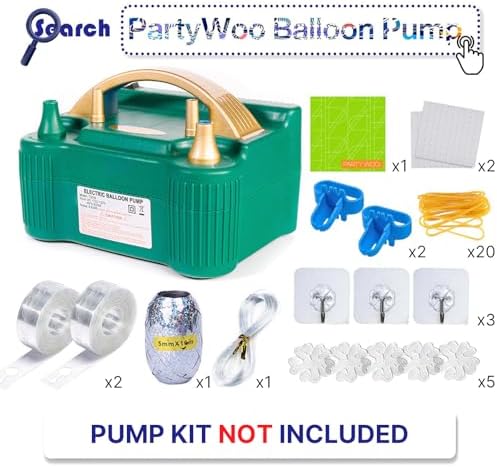 PartyWoo Light Green Balloons 138 Piece Arch Garland Kit