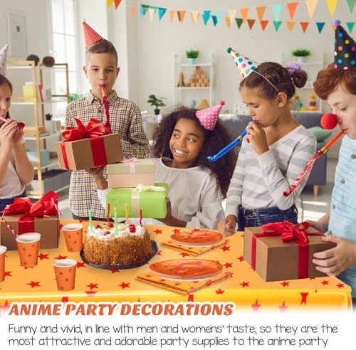 Oudain 170 Pcs Anime Tableware Set for Parties