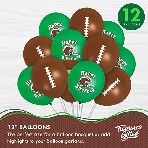 Treasures Gifted Football Party Decorations Set 24 Guests