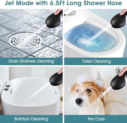 Localand Hand Shower with Slide Bar and 10 Settings