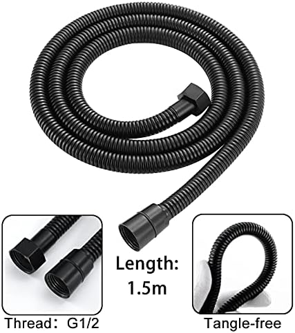 Multifunctional Handheld Shower Head Set with Hose and Bracket