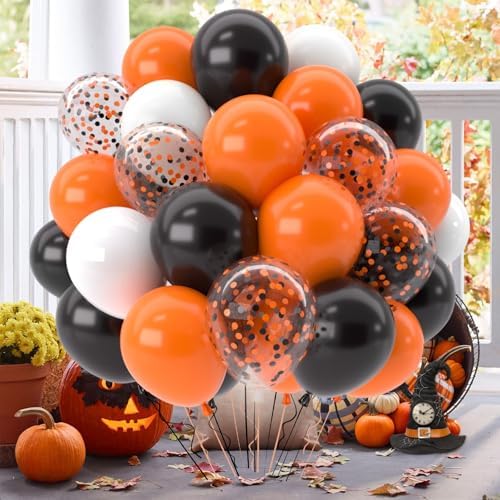 Patimate Halloween Balloons Set 50 pcs 12 inch