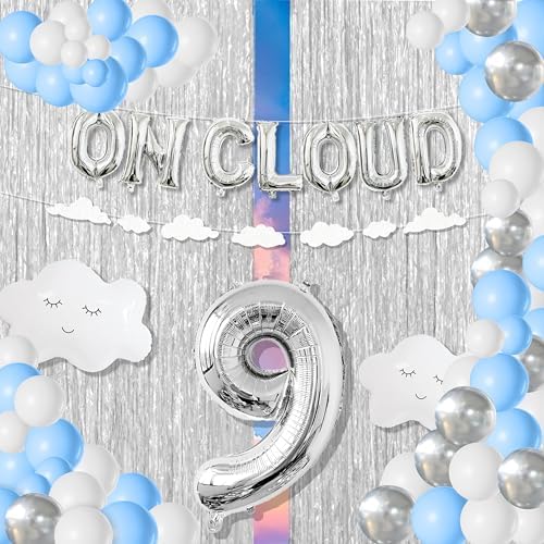 ON CLOUD 9 Birthday Decorations for Girls 1