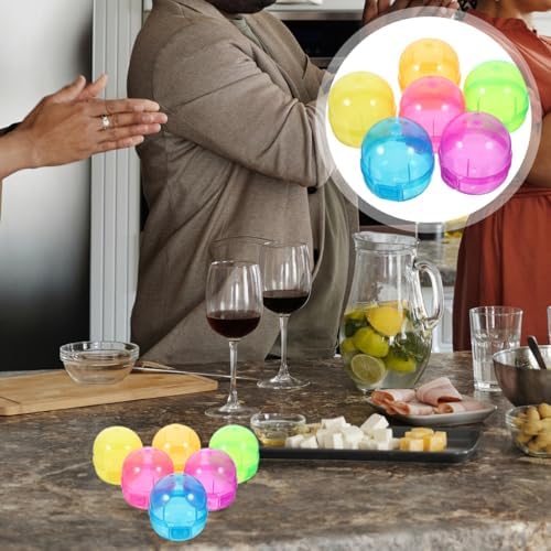 12pcs Vending Machine Fillable Plastic Round Balls for Party Favors