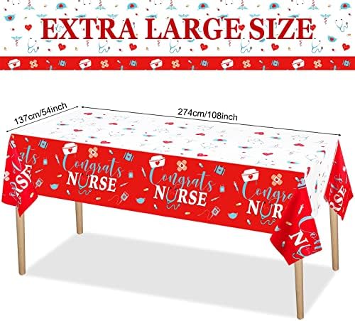 Zubebe 173 Pcs Nurse Graduation Party Supplies