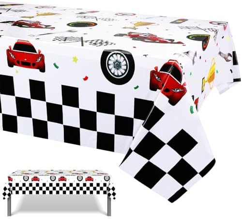 3 Pack Racing Car Table Covers for Parties