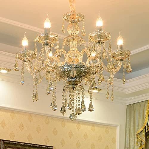 Modern K9 Crystal Chandelier with 6 Lights