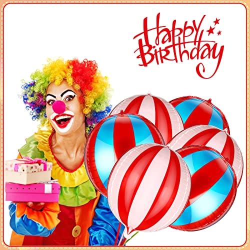 12 Pcs 22 Inch 4D Balloons Carnival Party Decorations