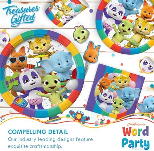 Treasures Gifted Word Party Balloons 24 Pack 12 Inch