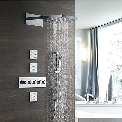 Handheld Showerhead with Constant Temperature and Rain Function