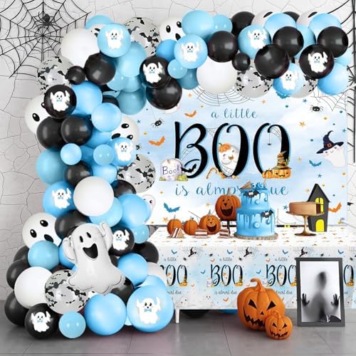 MEHOFOND Halloween Baby Shower Decorations for Boy