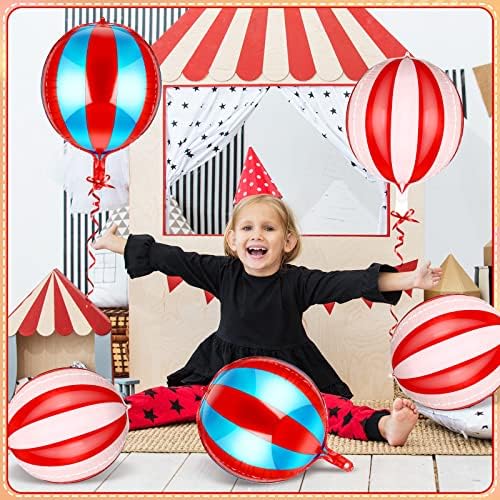 12 Pcs 22 Inch 4D Balloons Carnival Party Decorations