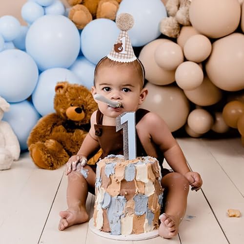 Teddy Bear 1st Birthday Decoration Set for Boys