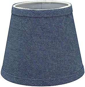 Aspen Creative 32863-6A 4x6x5 Blue Lamp Shade