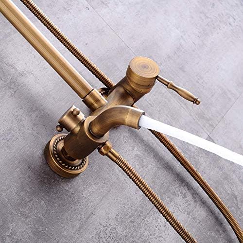 LASEVE Vintage Copper Black Handheld Showerhead