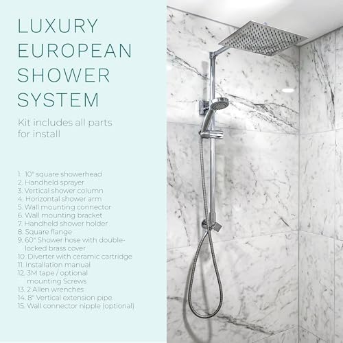 Fennocasa Polaris Lux Rain Shower System