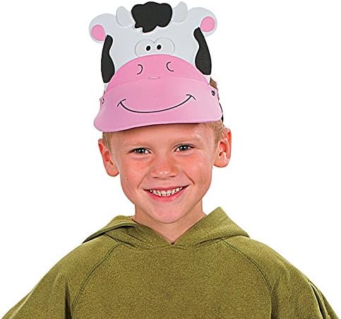 Farm Animal Foam Visors 12 Pack 21 Circ
