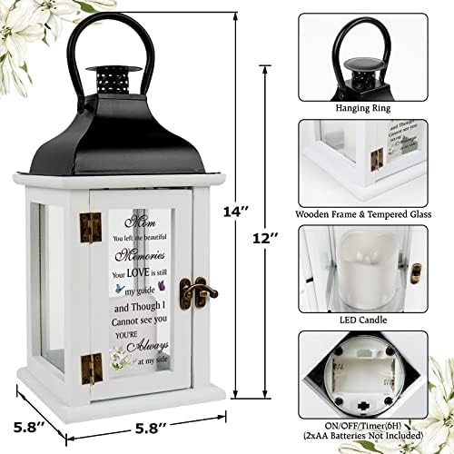 Memorial Lantern - Sympathy Gift for Loss of Mother