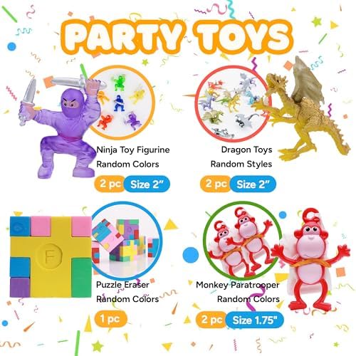 20 Pack Party Favors with Squeeze Toys in Gift Box