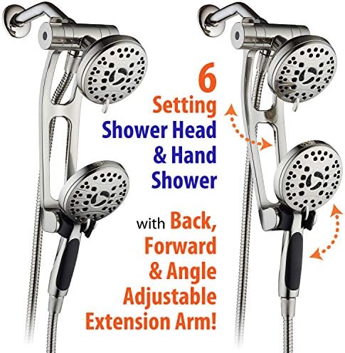 AquaSpa High Pressure 48-mode Luxury 3-way Combo Showerhead