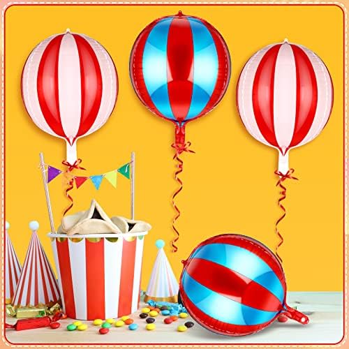 12 Pcs 22 Inch 4D Balloons Carnival Party Decorations