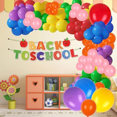 139 pcs Back to School Balloon Arch Kit with Banner