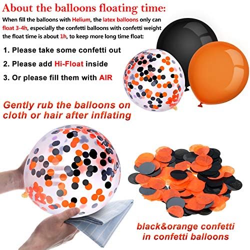 80 Piece 12 Inch Confetti Latex Balloons
