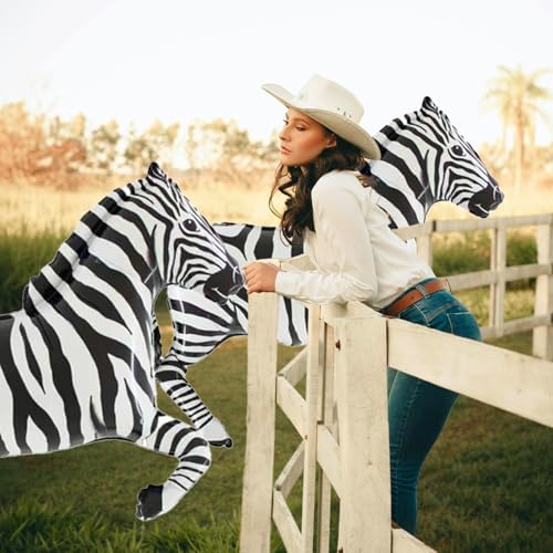 Huge Zebra Foil Balloons 2Pcs for Birthday Parties