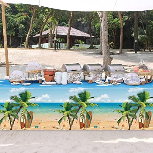 Tiamon 3 Piece Summer Beach Tablecloth Set