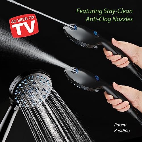 Hotel Spa AquaCare High Pressure Handheld Shower Head 50 Mode 3 Way Combo