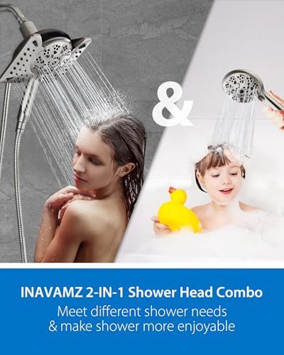 25 GPM Shower Head with Handheld Spray Combo