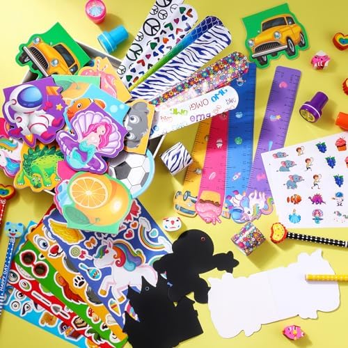 BenLouis 240Pcs Kids Party Favors Set School Supplies Classroom Rewards