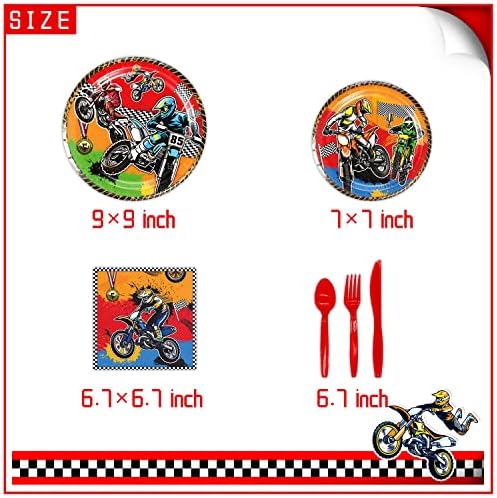 Heidaman Dirt Bike Party Decor Set for Boys