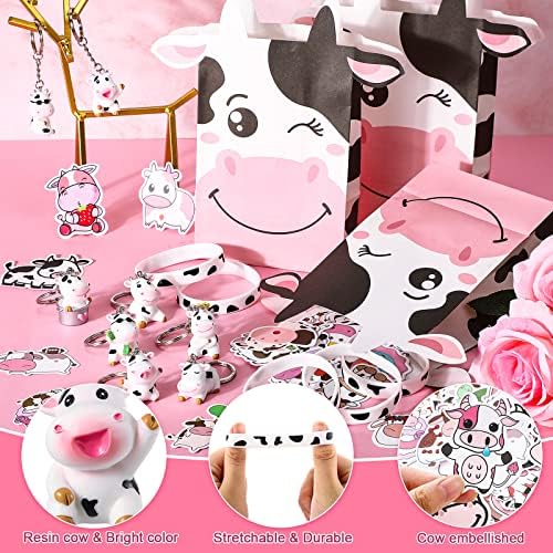 86 Pcs Cow Party Favors for Kids Birthday Celebration