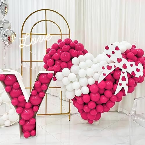 Hot Pink Balloons 100pcs 12 Inch Thicken Latex Balloons