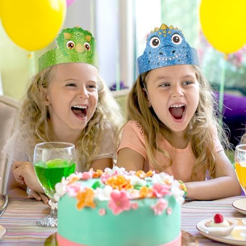 Abilat 36 Piece Dinosaur Party Hats Set