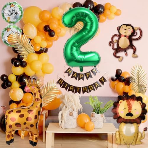 10pcs Jungle Animal Balloons for Birthday Party Decor