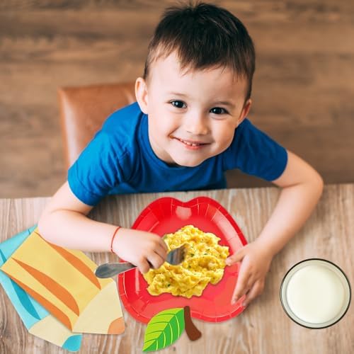 75 Pcs Back to School Party Tableware Set