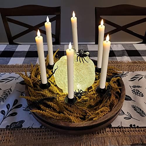 Homemory Flameless Taper Candles with Remote and Timer