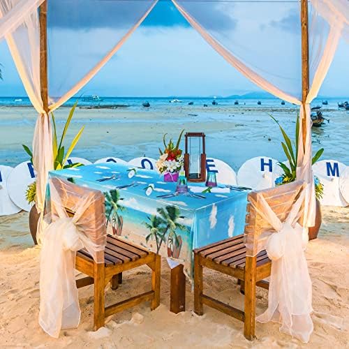 Tiamon 3 Piece Summer Beach Tablecloth Set