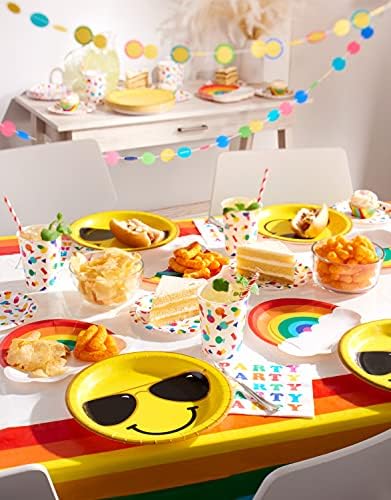 American Greetings Rainbow Dessert Plates 36 Count